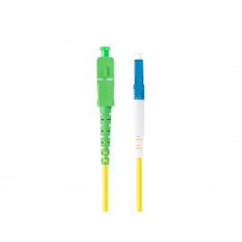 Lanberg FO-LUSA-SS11-0050-YE cable de fibra optica 5 m LC/UPC SC/APC G.657.A1 Amarillo