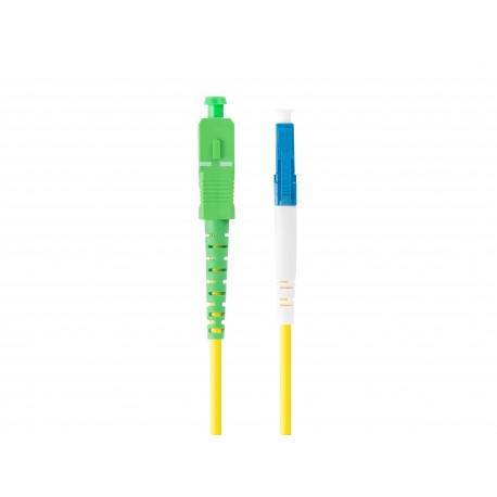 Lanberg FO-LUSA-SS11-0050-YE cable de fibra optica 5 m LC/UPC SC/APC G.657.A1 Amarillo