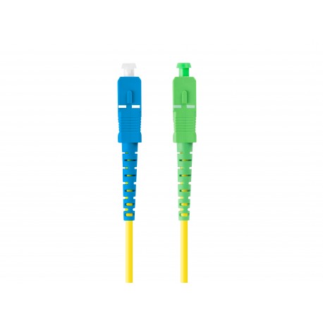 Lanberg FO-SASU-SS21-0050-YE cable de fibra optica 5 m SC/APC SC/UPC Amarillo