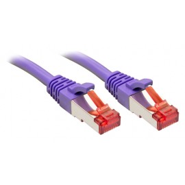 Lindy Rj45/Rj45 Cat6 3m cable de red Violeta S/FTP (S-STP) - 47825