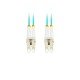 Lanberg FO-LULU-MD31-0050-TQ cable de fibra optica 5 m LC/UPC OM3 Color aguamarina