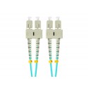 Lanberg FO-SUSU-MD31-0010-TQ cable de fibra optica 1 m SC/UPC OM3 Color aguamarina