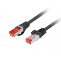 Lanberg PCF6-10CU-0025-BK cable de red Negro 0,25 m Cat6 F/UTP (FTP)