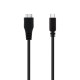 Nanocable 10.01.1201-BK cable USB 1 m USB 3.2 Gen 1 (3.1 Gen 1) USB C Micro-USB B Negro