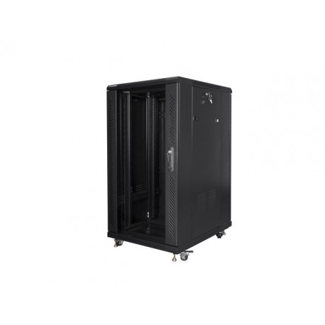 Lanberg FF01-6822-12B armario rack 22U Rack o bastidor independiente Negro