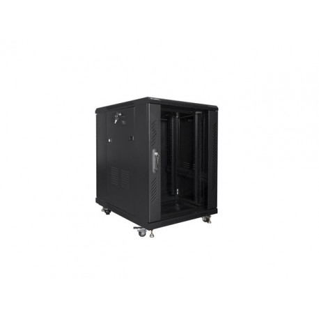 Lanberg FF01-6815-12B armario rack 15U Rack o bastidor independiente Negro