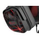 Natec Genesis Argon 570 Binaural Diadema Negro, Rojo auricular con micrófono