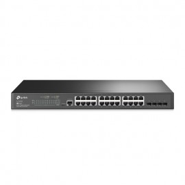 TP-Link TL-SG3428 switch Gestionado L2 Gigabit Ethernet (10/100/1000) 1U Negro