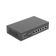 Lanberg RSFE-4P-2FE-60 switch No administrado Fast Ethernet (10/100) Energía sobre Ethernet (PoE) 1U Negro