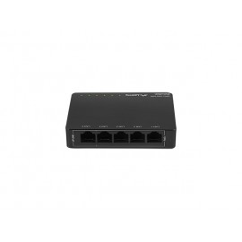 Lanberg DSP3-1005-60W switch No administrado Gigabit Ethernet (10/100/1000) Energía sobre Ethernet (PoE) Negro