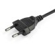 StarTech.com 752E-2M-POWER-LEAD cable de transmisión Negro CEE7/16 C7 acoplador