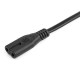 StarTech.com 752E-2M-POWER-LEAD cable de transmisión Negro CEE7/16 C7 acoplador