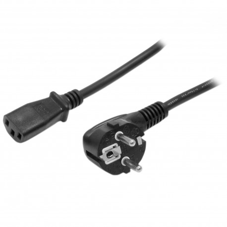 StarTech.com 713E-3M-POWER-CORD cable de transmisión Negro CEE7/7 C13 acoplador