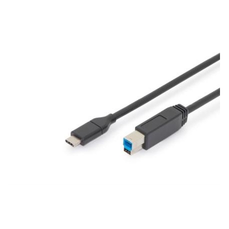 ASSMANN Electronic AK-300149-018-S cable USB 1,8 m USB C USB B Negro