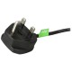 StarTech.com BS13U-1M-POWER-LEAD cable de transmisión Negro BS 1363 C13 acoplador