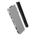 HYPER HD28C USB 3.2 Gen 1 (3.1 Gen 1) Type-C Plata