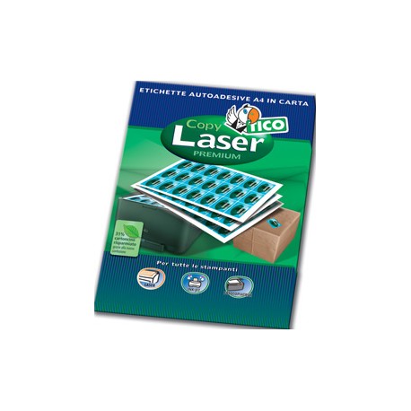 Tico Copy laser premium etiqueta autoadhesiva Blanco 3600 pieza(s) - LP4W-7025