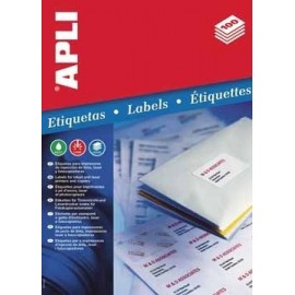 APLI Labels 105 x 148mm etiqueta autoadhesiva Blanco 400 pieza(s) - 581280