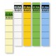 Elba Spine Label for Lever Arch Files 190 x 34 mm Buff etiqueta autoadhesiva Multicolor 10 pieza(s) - 04614CH