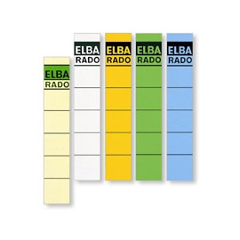 Elba Spine Label for Lever Arch Files 190 x 34 mm Buff etiqueta autoadhesiva Multicolor 10 pieza(s) - 04614CH