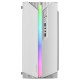 Mars Gaming MC-S1 Blanco Caja PC Compacta Gaming Micro-ATX Iluminación ARGB 12 Modos Ventilador FRGB Ventana Lateral Completa