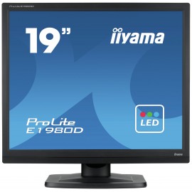 iiyama ProLite E1980D-B1 LED display 48,3 cm (19'') 1280 x 1024 Pixeles XGA Negro