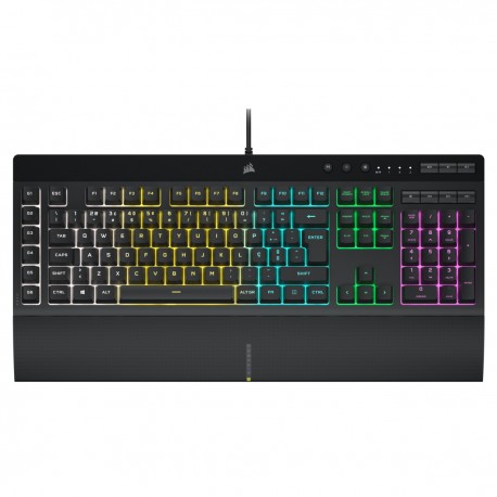 Corsair K55 RGB PRO teclado USB QWERTY Español Negro - ch-9226765-pt