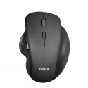 Nilox Ratón Wireless Ergonómico Negro