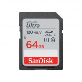 SanDisk Ultra 64 GB SDXC UHS-I Clase 10 - sdsdunr-064g-gn3in