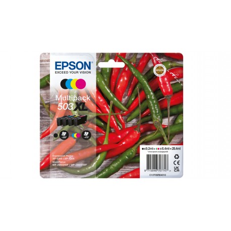 Epson C13T09R94010 cartucho de tinta 4 pieza(s) Original Alto rendimiento (XL) Negro, Cian, Magenta, Amarillo