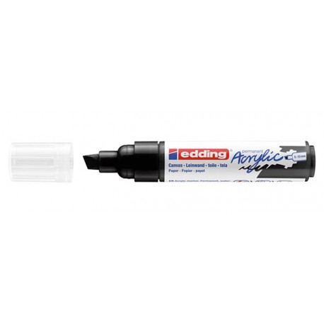 Edding 5000 Acrylic Marker Broad marcador permanente Punta de cincel Negro 1 pieza(s)