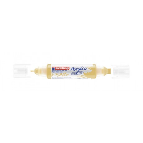 Edding Acryl 3D Double Liner marcador permanente Amarillo 1 pieza(s)