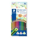 Staedtler 187 Negro, Azul, Marrón, Verde, Azul claro, Verde claro, Mauve, Naranja, Melocotón, Rojo, Amarillo 12 pieza(s)