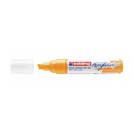 Edding 5000 Acrylic Marker Broad marcador permanente Punta de cincel Amarillo 1 pieza(s)