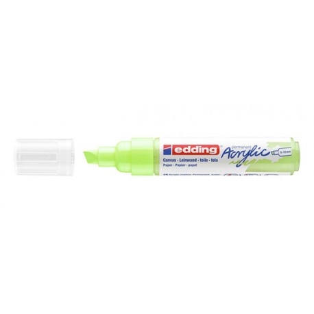 Edding 5000 Acrylic Marker Broad marcador permanente Punta de cincel Verde 1 pieza(s)