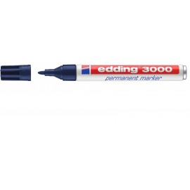 Edding 3000 marcador permanente Punta redonda Azul 1 pieza(s)