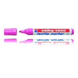 Edding Textielmarker e-4500 marcador permanente Punta redonda Rosa