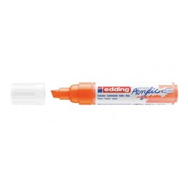 Edding 5000 Acrylic Marker Broad marcador permanente Punta de cincel Naranja 1 pieza(s)