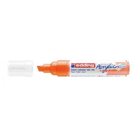 Edding 5000 Acrylic Marker Broad marcador permanente Punta de cincel Naranja 1 pieza(s)