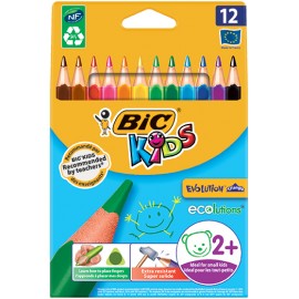 BIC Kids Evolution Triangle Multicolor 12 pieza(s)