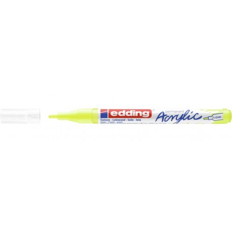 Edding 5300 acrylic marker fine marcador permanente Amarillo 1 pieza(s)