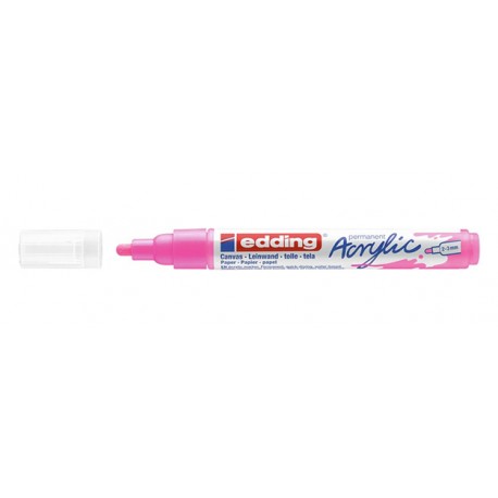 Edding 5300 acrylic marker fine marcador permanente Rosa 1 pieza(s)