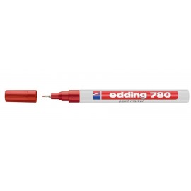 Edding 780 marcador permanente Punta fina Rojo