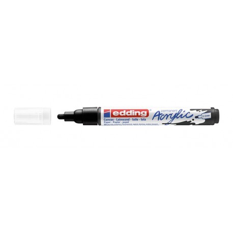 Edding 5300 acrylic marker fine marcador permanente Negro 1 pieza(s)