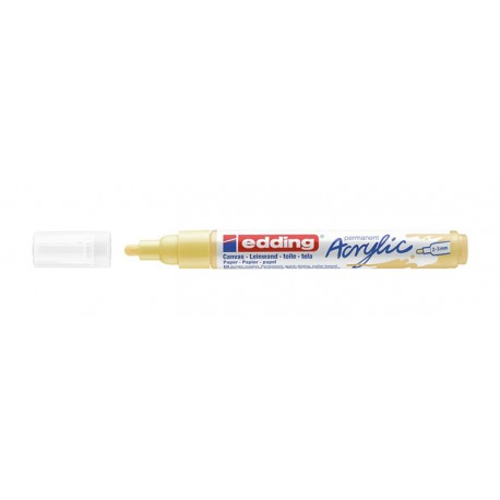 Edding 5300 acrylic marker fine marcador permanente Amarillo 1 pieza(s)