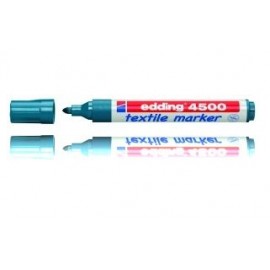 Edding Textielmarker e-4500 marcador permanente Punta redonda Azul