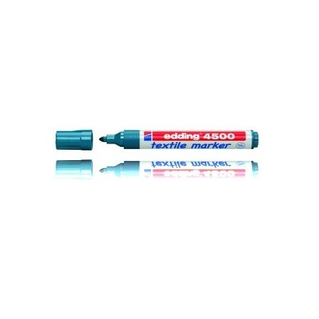 Edding Textielmarker e-4500 marcador permanente Punta redonda Azul