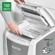 Leitz 80140000 triturador de papel Microcorte 22 cm Gris, Blanco