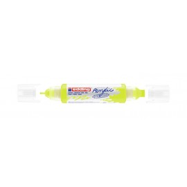 Edding Acryl 3D Double Liner marcador permanente Amarillo 1 pieza(s)