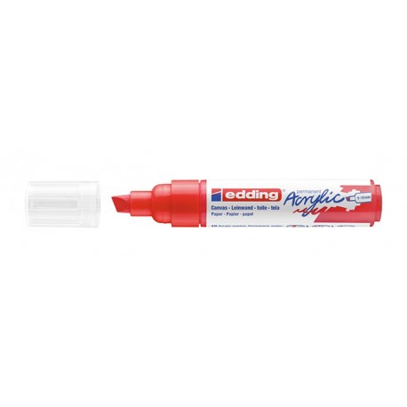 Edding 5000 Acrylic Marker Broad marcador permanente Punta de cincel Rojo 1 pieza(s)